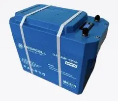 Megacell 12.8V 150Ah LiFePO4 Lityum Demir Fosfat Akü - (ABS Kasa) - DİK KASA