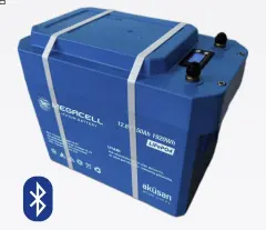 Megacell 12.8V 150Ah LiFePO4 Lityum Demir Fosfat Akü - DİK KASA (Bluetooth)