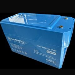 Megacell 12.8V 315Ah LiFePO4 Lityum Demir Fosfat Akü(Bluetoothlu)(ABS)