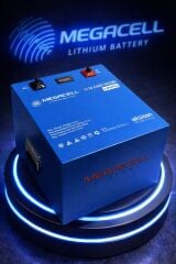 Megacell 12.8V 630Ah LiFePO4 Lityum Demir Fosfat Akü (Bluetoothlu)
