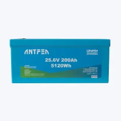 Antfea 25.6V 200Ah ABS Lityum Akü Akıllı Ekran Bluetooth LiFePo4 (Yat, Karavan, Tekne Aküsü)