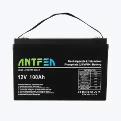 Antfea 12.8V100Ah ABS Lityum Akü LiFePo4