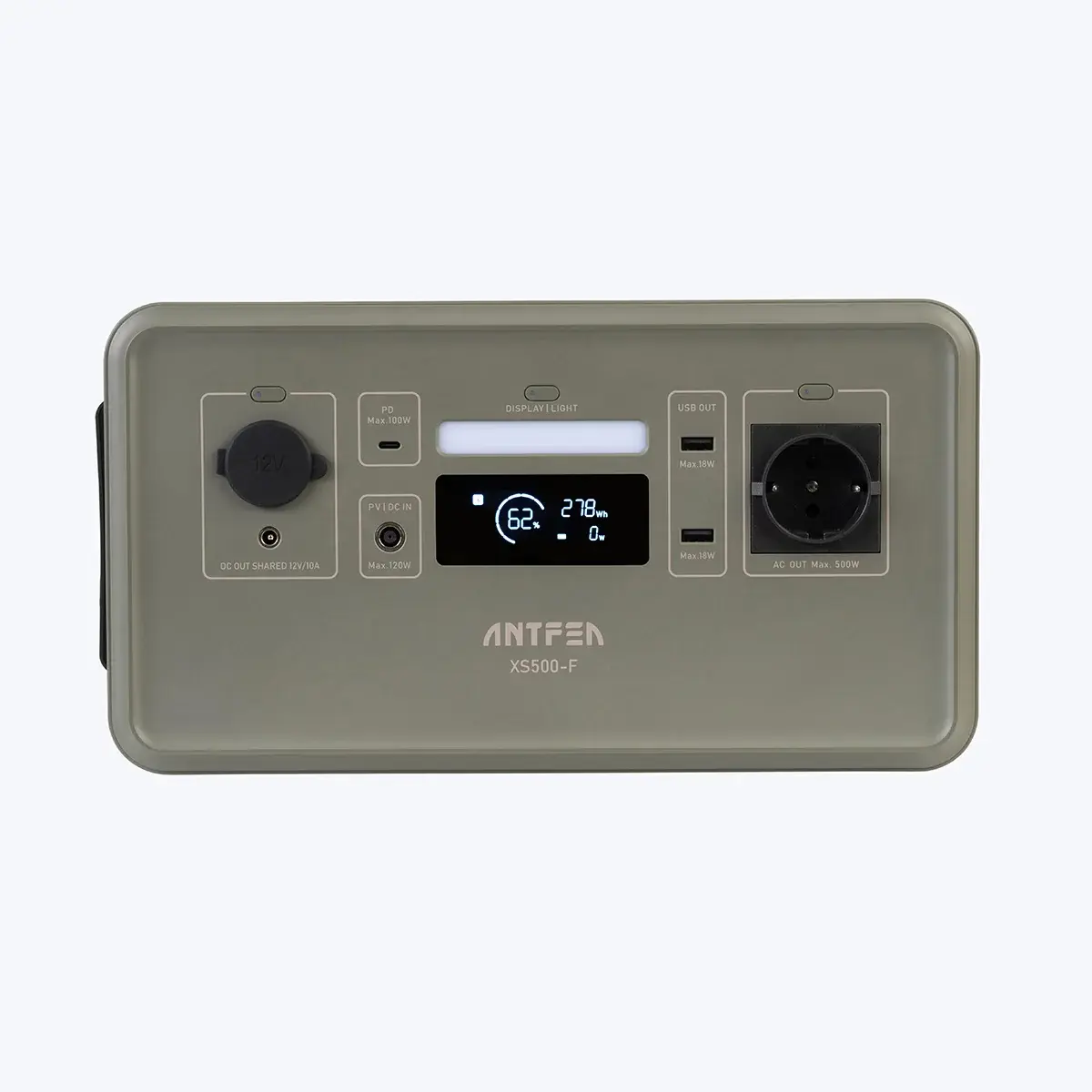 Antfea XS500F Taşınabilir Güç Sistemi - Gri 500W Mini