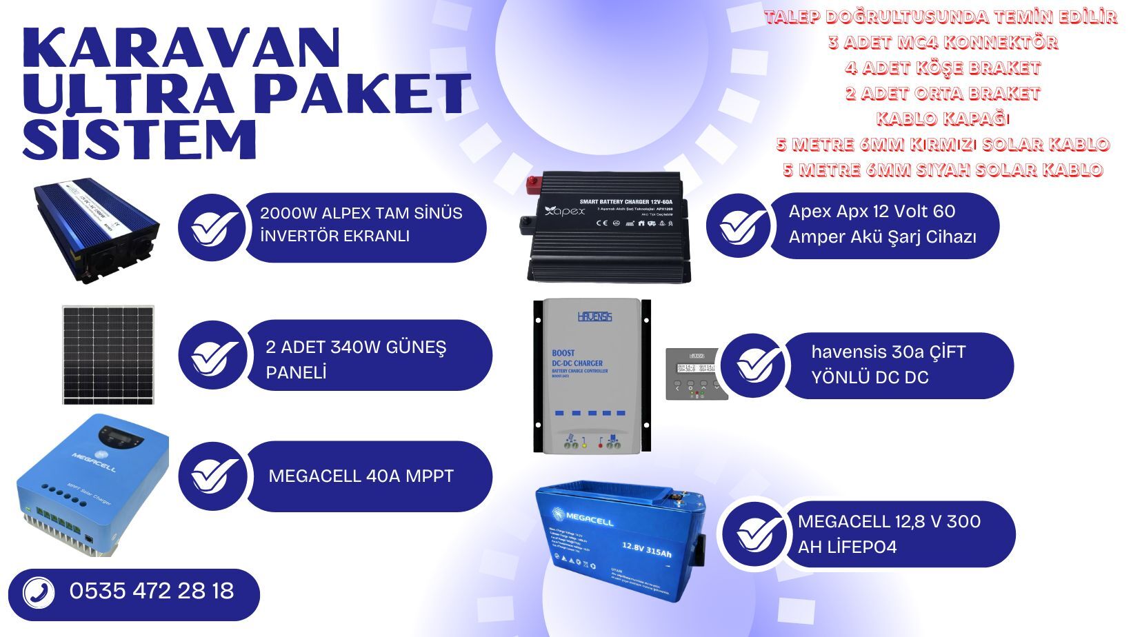 KARAVAN ULTRA PAKET SİSTEM